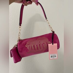 Juicy Couture Heart Barrel Shoulder Bag